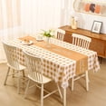 thumbnail image 1 of Yhmxh Table Chemin, Nappe Nappe Chaude Nappe Nappe Lavable Nappe à Carreaux Couverture de Bureau, 1 of 2