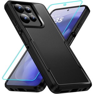 HCTian pour Moto G Power 2025 Boîtier avec protection de l'écran: Heavy Duty Protective Shockproof et Scratch Proof Cell Phone étui pour Motorola Moto G Power 2025