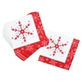 thumbnail image 1 of Christmas Red and White Snowflake Paper Luncheon Napkin, 13" x 13", 18 Count, Tableware Sets, Holiday Time, 1 of 5