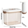 thumbnail image 2 of TIMIFIS Pumpable Organiser Vacuum Preservation Box Food Grade Pumping Sealed Box Refrigerator Draining Large Storage Jar Food Fruit Storage Box 2.7L Kitchen Essentials, 2 of 7