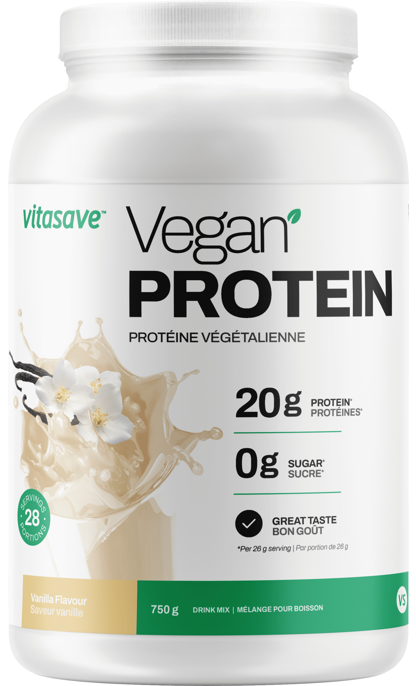 Vitasave Vegan Protein - Vanilla (750 g)