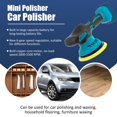 thumbnail image 4 of Buffer Polisher 21V Cordless Battery Powered Electric Polishing Machine with 6 Adjustable Speed Rechargeable Hand-held Car, 4 of 7