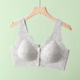 thumbnail image 4 of Bras for Women, Womens Front Buckle Solid Color No Steel Ring Bra Daily Bra, 4 of 4