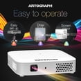 thumbnail image 3 of Flare 500 with 4K Projection Focus Grids Remote Bluetooth Wi-Fi HDMI and Case White, 3 of 9