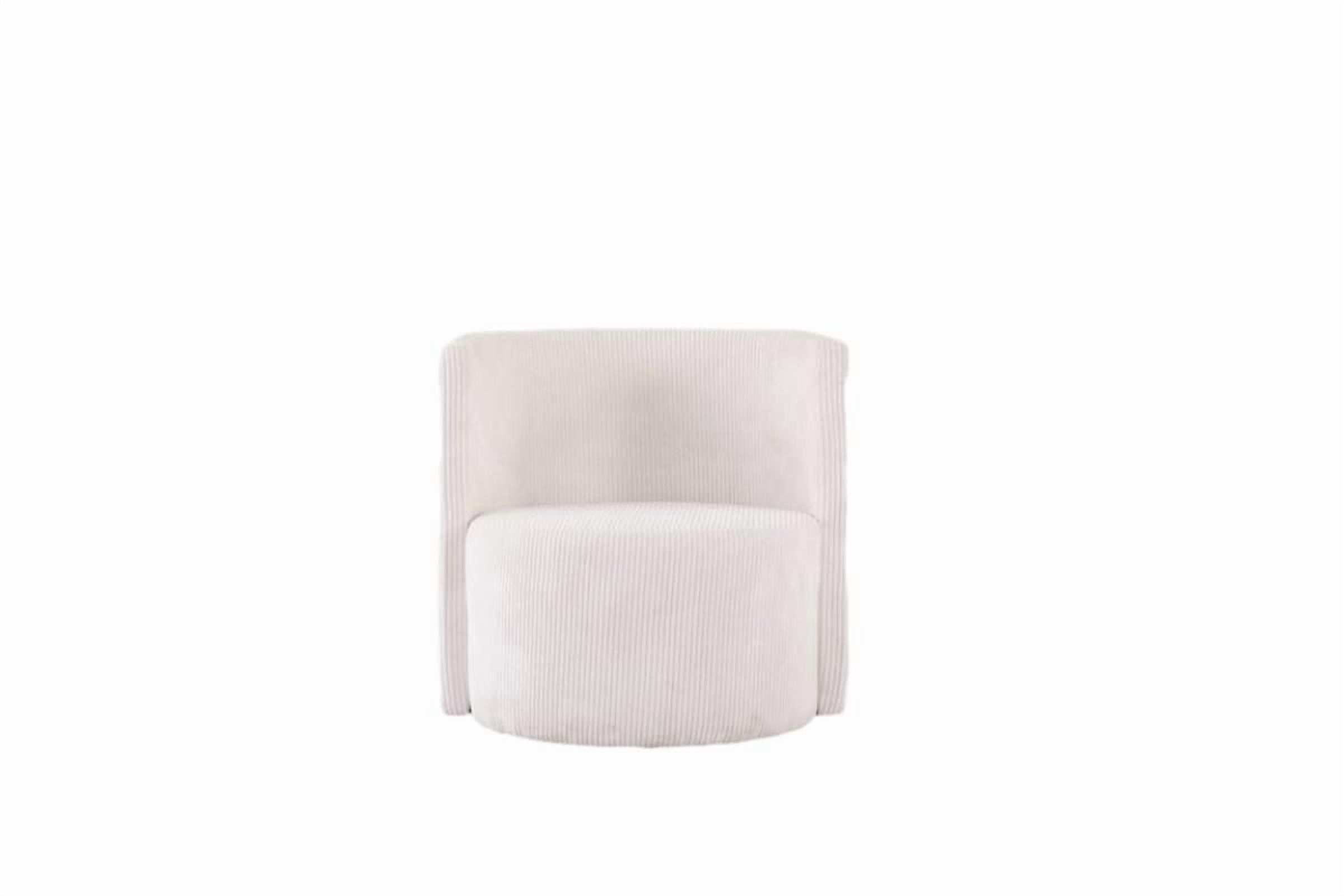 Chaise d'appoint Monica, Blanche