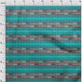 thumbnail image 3 of oneOone Polyester Lycra Fabric Ethnic Block Print Fabric BTY 56 Inch Wide, 3 of 4