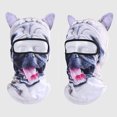 thumbnail image 3 of TIELUTT 3D Animal Ski Face with Ears For Music Festivals Raves Ski Halloween Party Outdoor Activities Riding Gear for Women Winter Snap Back Wrap Head Cover Outdoor Voices Doing Things Hat, 3 of 3