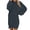 M-Grey, variant on 2025 Women's Sweater Dress Women Winter Sweater Knit Womens Sweater Dresses Knee Length Turtleneck Warm Long Sleeve Oversized Sweaters for Women Pocket