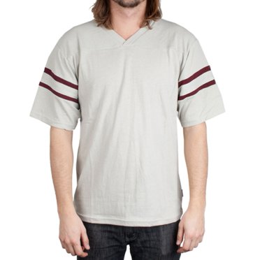 Brixton - Turner Cream Adult V-Neck Jersey T-Shirt - Medium