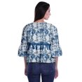 thumbnail image 2 of Moomaya Haut d'Été en Coton Imprimé, Ourlet Évasé, Hauts Boho, Blouses Décontractées Amples, 2 of 4
