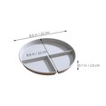 thumbnail image 2 of TABLZONE 5Pcs Dark Blue Compartment Breakfast Plates For Portion Control Banquets Tableware, 2 of 8