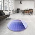 thumbnail image 4 of Ahgly Company Machine Washable Indoor Rectangle Transitional Periwinkle Purple Area Rugs, 8' x 12', 4 of 7