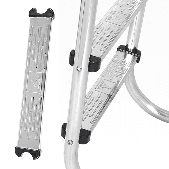 2X Swimming Pool Ladder Rung Steps Stainless Steel Replacement Anti Slip Ladder Swimming Pool Accessories
