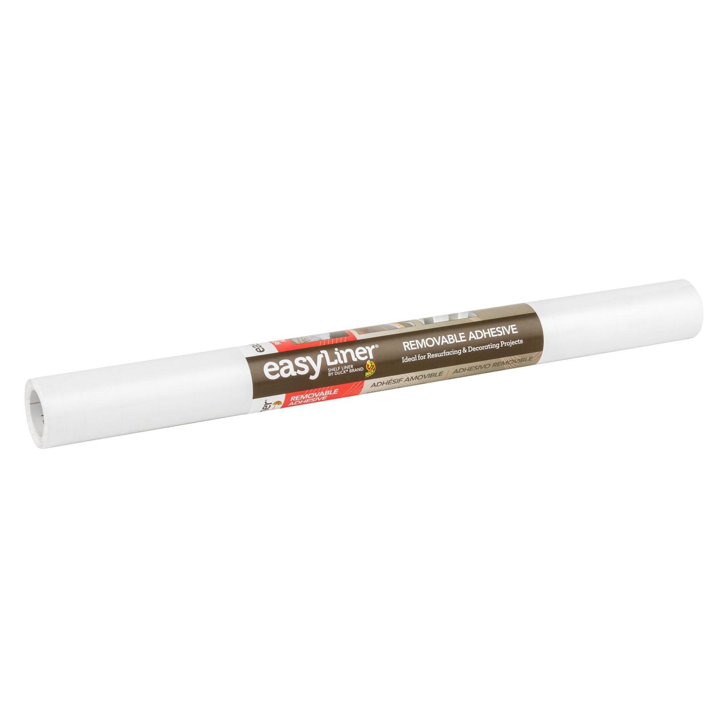 Revêtement pour étagères à surfaces adhésives EasyLiner, Blanc, 50,8 cm x 6 m (20 po x 20 pi)