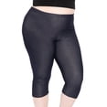 thumbnail image 1 of Stretch Is Comfort Women's Plus Size Knee Length Leggings| Adult X-Large - 7x, 1 of 5