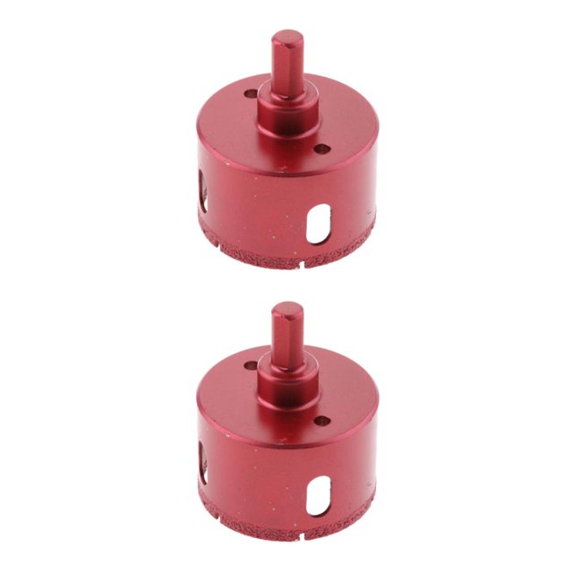 mmirethe 1 Pièce Outil Foret Tuile Verre Céramique set Rouge 55mm 2Set