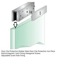 thumbnail image 4 of ElectromagneticLock U Shape Holder, U Shape Bracket Aluminum Alloy Durable 180kg  For Glass Door, 4 of 8