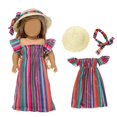 thumbnail image 2 of Rbaofujie 18 Inch Doll Clothes , Costumes Party Dress Fits 18 Inch Girl Doll Clothes, 2 of 6