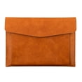thumbnail image 2 of Magnetic Lock Leather File Bag - A4 Paper Document Holder with Secure Closure, Imitation Leather Briefcase Folder for Business, Office, School, Water-Resistant and Professional Design, 2 of 9