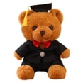 thumbnail image 2 of LSLJS Graduation Bear Doll Hat Bear Doll Plush Toy Graduation Commemorative Gift, Little Bear Doll, 2 of 3