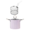thumbnail image 1 of 3L Deep Frying Pot with Strainer Kitchen Frying Pan for Frying Party Kitchen Violet, 1 of 9