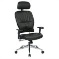thumbnail image 1 of Black Bonded Leather Managers Chair by Office Star, 1 of 10