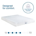 thumbnail image 2 of Classic Brands Cool Gel Memory Foam Mattress, 8 In, Twin Sized, White, 2 of 11