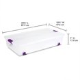 thumbnail image 3 of Sterilite 60 Quart ClearView Latch Storage Box Stackable Bin with Lid, 12 Pack, 3 of 9