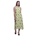 thumbnail image 1 of Bimba Robe Décontractée Longue Dos Nu à Col Licou pour Femmes, Robe de Plage Imprimée - Grand, 1 of 6