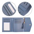 thumbnail image 4 of Youkk Elegant Women S Purse With Multiple Card Slots Exquisite Craft Hand Wallet Tassel Good Hand Feeling Blue 1Set, 4 of 6