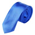 thumbnail image 1 of INSPIRE CHIC Cravates pour Hommes à Nouer Soi-Même, Couleur Unie, Affaires, Fête, Fines, Bleu Marine, Taille Unique, 1 of 6