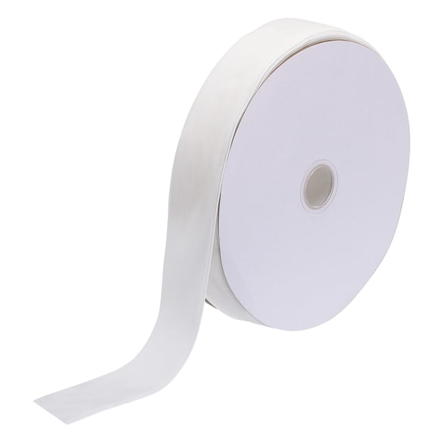 Unique Bargains Velvet Ribbon 1 1/2 Inch x 10 Yard Single Face Spool Silky DIY Crafts Gift Wrapping Bow Decoration White