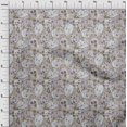 thumbnail image 4 of oneOone Cotton Poplin Dusty Gray Fabric Abstracts Craft Projects Decor Fabric Printed By The Yard 56 Inch Wide, 4 of 5