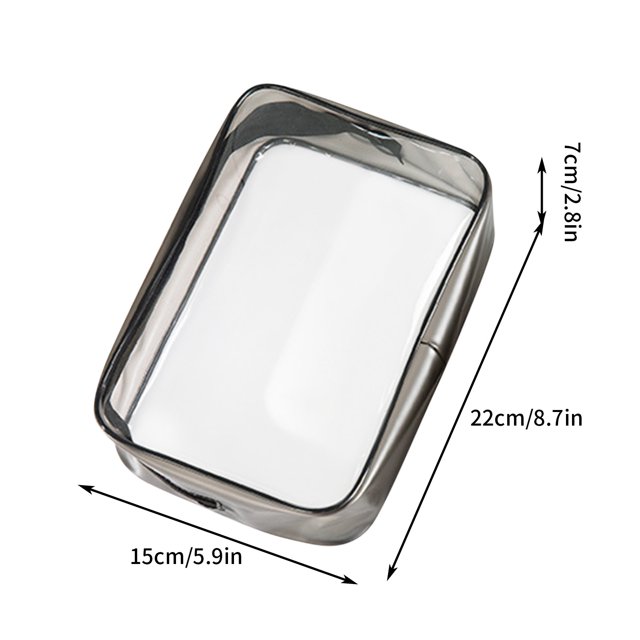 Birdeem Trousse de Maquillage Transparente en Pvc Sac de Rangement de Voyage Multifonctionnel