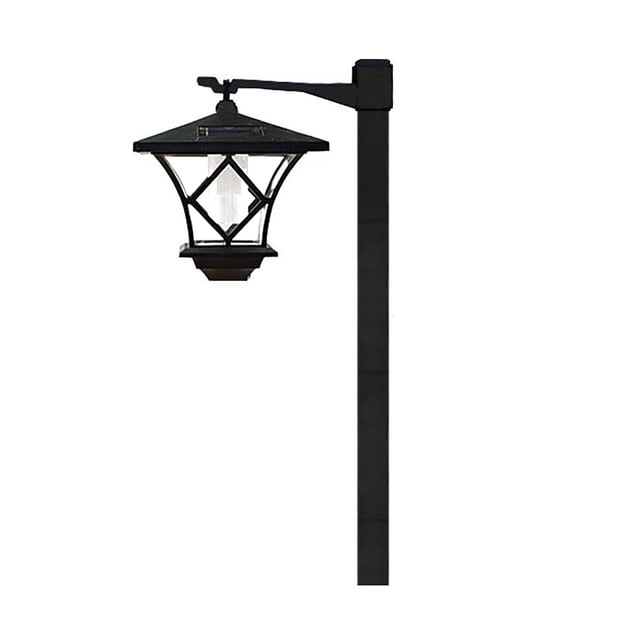 Solar Street Lights Outdoor Vintage Design 8 12H Illumination IP44 Waterproof