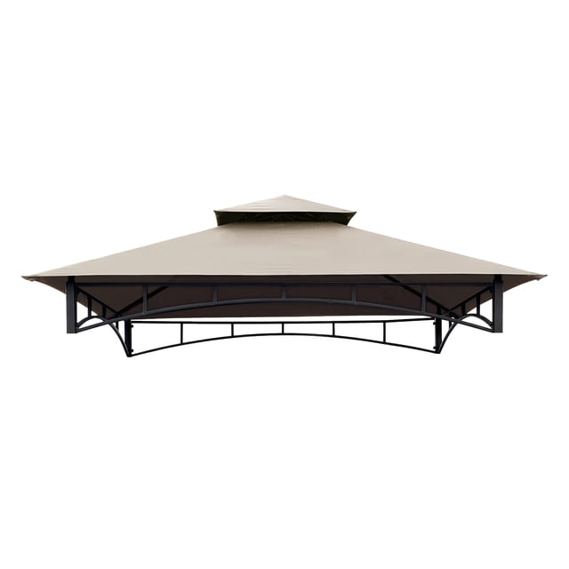 APEX GARDEN Toit de Rechange pour le Modèle #A103000100 Style Selections Gazebo de Gril en Acier 5 Pi x 8 Pi