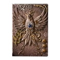 thumbnail image 2 of EGNMCR Diary NoteBook Notebooks for Work Retro Embossed Bird Pattern Notebook European A5 Notepad Stereo 100 Pages embossed notebook, 2 of 5