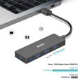 thumbnail image 3 of BENFEI 2 Pack USB 30 Hub 4-Port, Ultra-Slim USB 30 Hub compatible for MacBook, Mac Pro, Mac Mini, iMac, Surface Pro, XPS, Pc, Flash Drive, Mobile HDD, 3 of 5