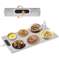 thumbnail image 3 of Foldable Flexible Silicone Household Table Hot Plate, 3-Speed Adjustable Temperature Food Heating Pad US Plug, 3 of 7