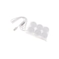 thumbnail image 1 of facefd Kit d'Ampoules Miroir à DEL Style Coiffeuse Lampe Cosmétique 6 Ampoules, 1 of 9