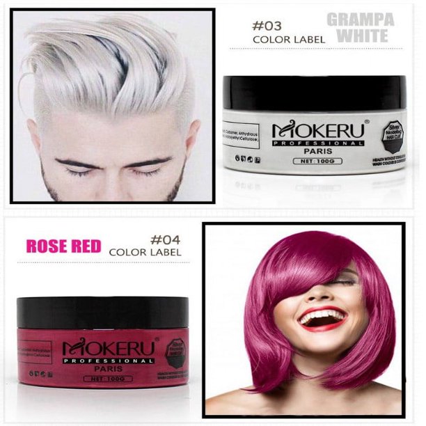 Color Paste Hair Clay Styling Hair Wax Men and Women Styling