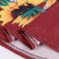 thumbnail image 4 of Ovzne Robes pour Femmes Robe d'Été Femme Sans Manches Imprimé Tournesol Été Plage Ligne A Robe Décontractée Grande Taille Robe Maxi Imprimée Liquidation, 4 of 7