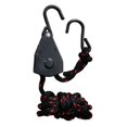 thumbnail image 3 of Yimiti 1/4 3/8 Plastic Dipped S Hook Hanging Rope Binding Rope Tent Pulley Lifting Rope,1/4-6Mm 5M, 3 of 9