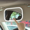 thumbnail image 2 of Labymos Car Visor Vanity Mirror with LED Lights Makeup Mirror Sun-Shading Cosmetic Mirror with Touchscreen, 2 of 8