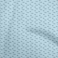 thumbnail image 1 of oneOone Georgette Viscose Light Blue Fabric Retro Fish Craft Projects Decor Fabric Printed By The Yard 42 Inch Wide, 1 of 5