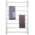 thumbnail image 1 of Costway 145W Electric Towel Warmer Wall Mounted Heated Drying Rack 8 Square Bars, 1 of 10