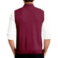 thumbnail image 2 of Gilet en Tricot Classique avec Boutons devant pour Usage Quotidien Décontracté et Professionnel - Gilet en Tricot Sans Manches Élégant pour Garde-Robe Homme, 2 of 7