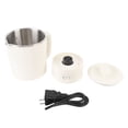 thumbnail image 2 of Portable Electric Kettle, 600ML Stainless Steel Tea Kettle with 2 Temperature Settings, 5 Min Fast Water Boiling Bottle, Hot Water Kettle for Camping, Hiking, Office, School, 2 of 7