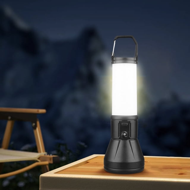karymi Dualss Light Source Side Light Flash Flashlight Strong Light Long Range Camping Hanging Flashlight High Endurances Up to 60% off