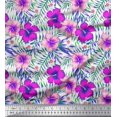 thumbnail image 1 of Soimoi Cotton Duck Fabric Floral & Leaves Tropical Decor Fabric Printed Yard 56 Inch Wide, 1 of 2